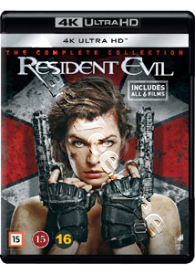 The Resident Evil 1-6 Collection | Resident Evil / Resident Evil: Apocalypse / Resident Evil: Extinction / Resident Evil: Afterlife / Resident Evil: Retribution / Resident Evil: The Final Chapter  |   Blu-Ray